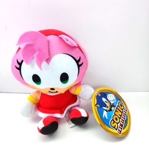 SEGA Sonic The Hedgehog Amy Rose Big Head Plush 6” Toy Factory Big Head